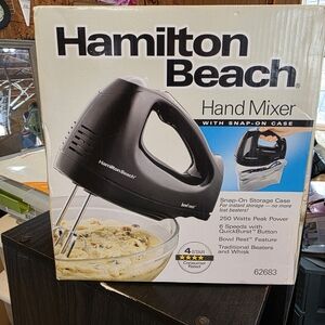 Hamilton Beach Black Hand Mixer